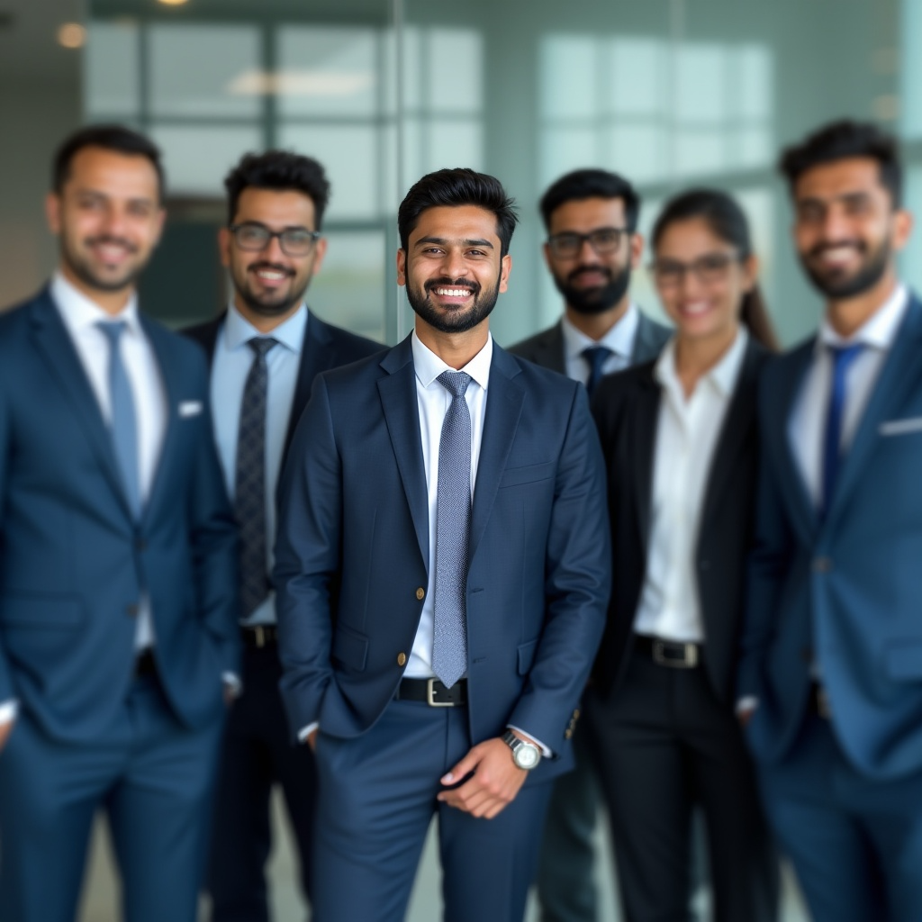 Students collaborating and studying together